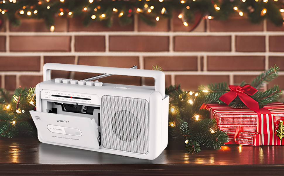 tape player recorder merry chirstmas