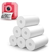 Makolle 6 Rolls Instant Camera Refill Print Paper, HD Print Camera Paper Refill for Most Kids Ins...
