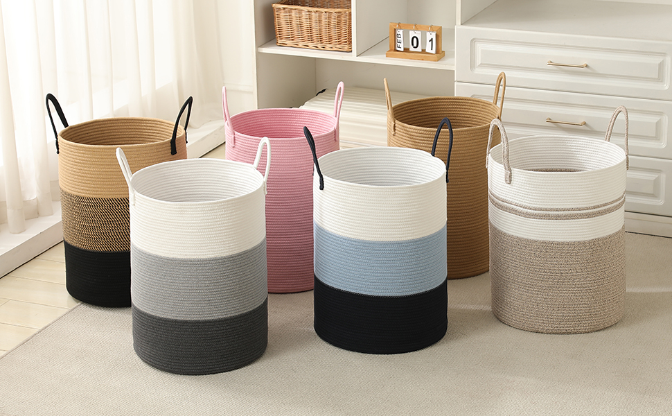 Storage for Dirty Clothes Baby Toys and Blankets in Bathroom Living Room