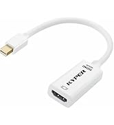 Kyper USKyper-2788 (1 Pack) 4K Mini DisplayPort to HDMI Adapter, 4K@30Hz Mini DP/Thunderbolt 2 to...