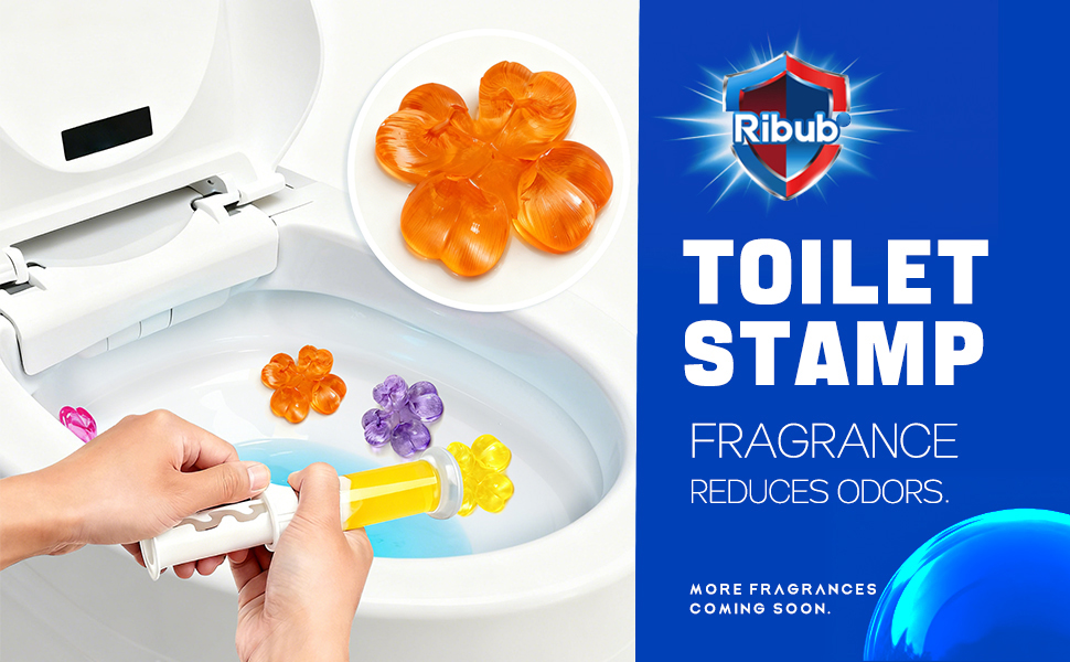 Ribub Toilet Cleaner Gel Stamp