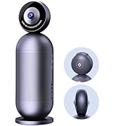 EMEET Meeting Capsule Pro, Dual 4K Lenses 360° Auto-Tracking Speakers Video Conference Camera w/ ...