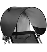 Sportneer Chair Sun Shade: UPF 50+ Universal Chair Canopy with Adjustable Angle &amp; Back Flap, Fits...