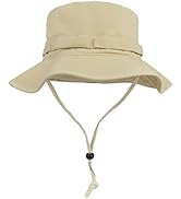 Phaiy Bucket Hat Wide Brim UV Protection Sun Hat Boonie Hats Fishing Hiking Safari Outdoor Hats f...