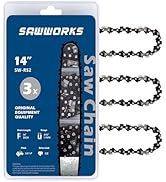 3-Pack 14 Inch Chainsaw Chain,3/8