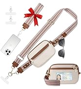 Tiostep Clip and Go Strap for Phone with Wallet Crossbody Phone Lanyard Adjustable and Anti-Theft...