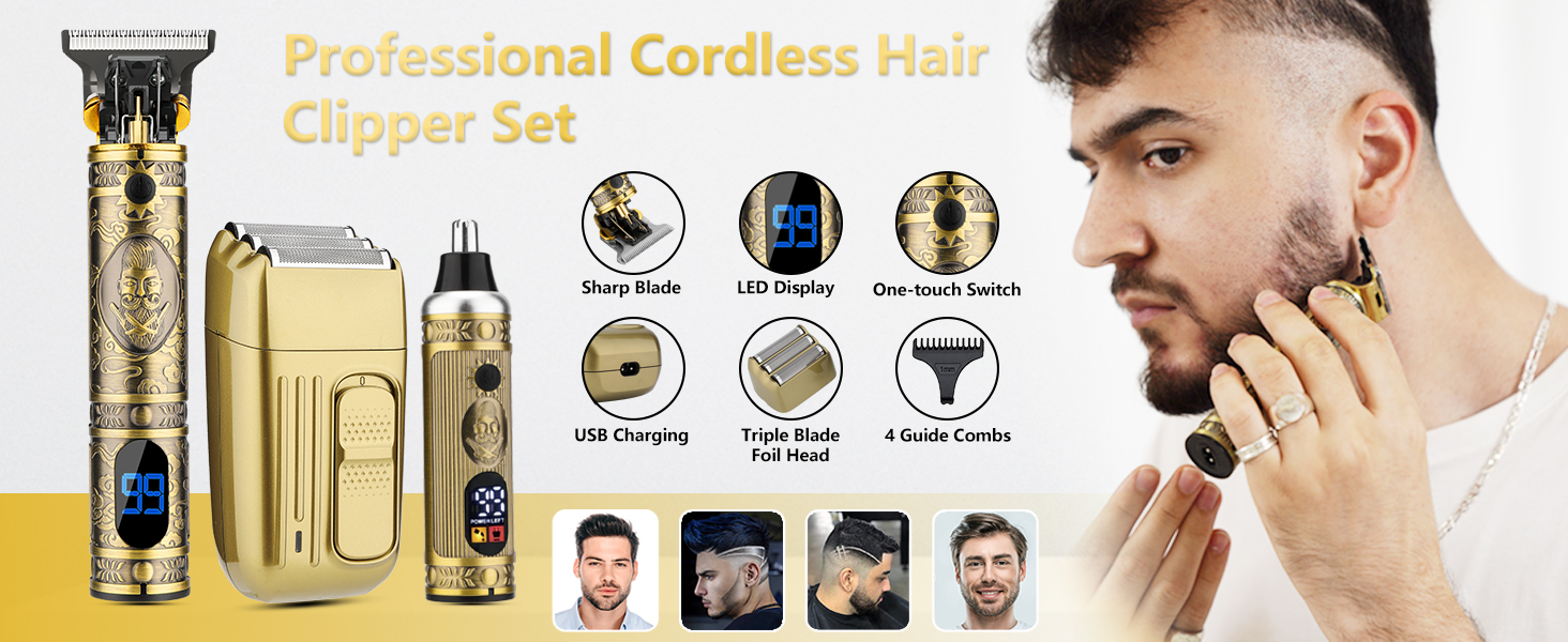 Professional Hair Trimmer for Men Hair Clippers for Men barber clippers beard trimmer for men 