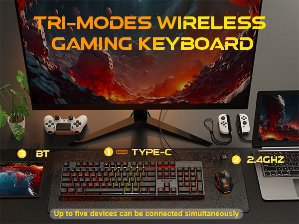 Wireless Gaming Keyboard