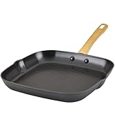 Farberware Forged Induction Ceramic Cookware Nonstick Square Grill Pan/Griddle Pan, Dishwasher Sa...