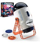 Discovery #MINDBLOWN 2-in-1 Reversible Planetarium Space Projector, 24 Images, 360-Degree Rotatio...