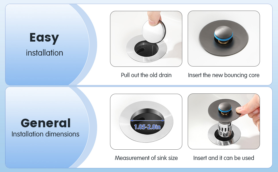 stopper dimensions