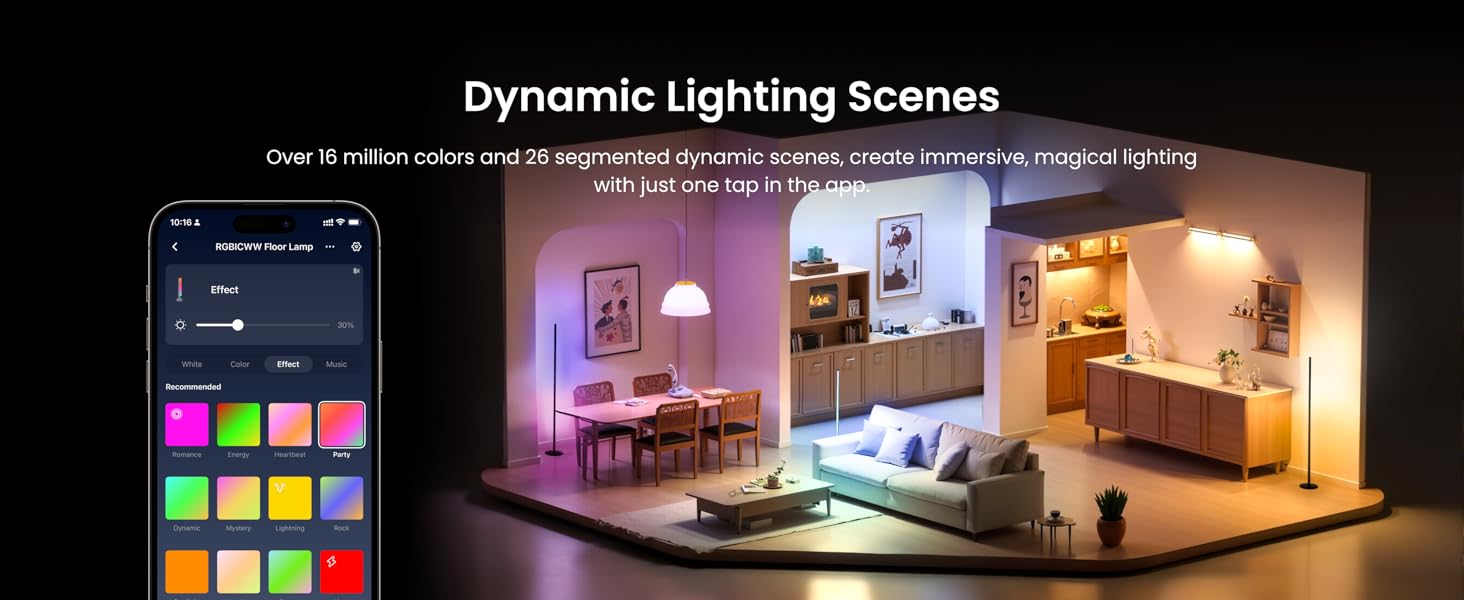 RGBIC floor lamp