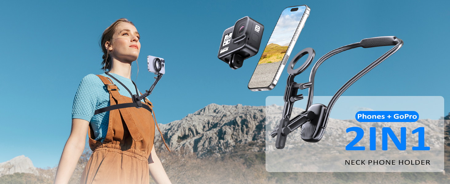 neck mount for phones