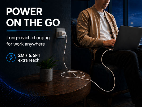 6.6ft magnetic 3 cable