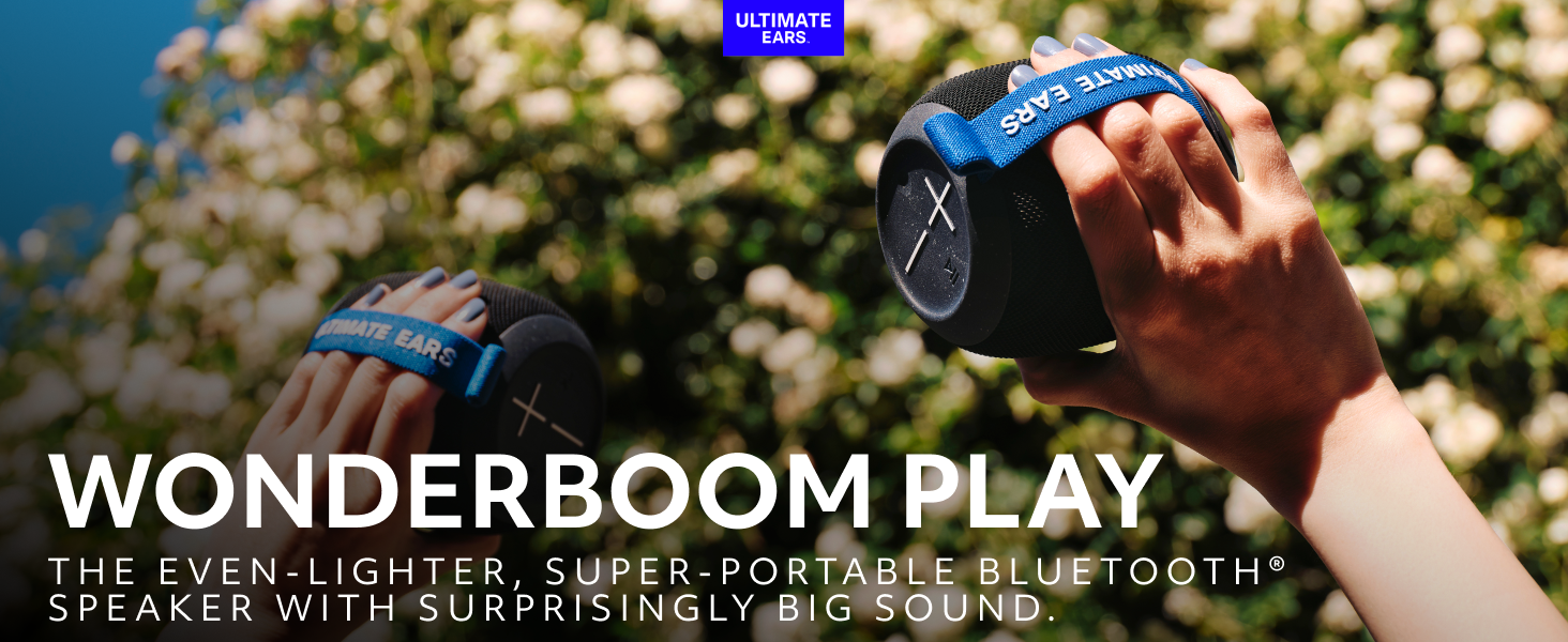 Ultimate Ears WONDERBOOM PLAY Portable Waterproof Bluetooth Speaker