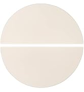 Quantfire Half-Moon Ceramic Heat Deflector Plates for Kamado Joe Big Joe I, II, III,Big Green Egg...