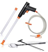 hygger Aquarium Gravel Cleaner Kit, Fish Net Aquarium Cleaning Brush, Patented Water Changer Grav...