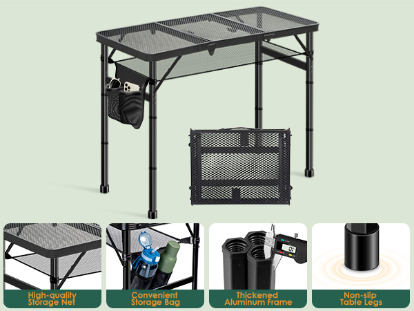 folding camping table