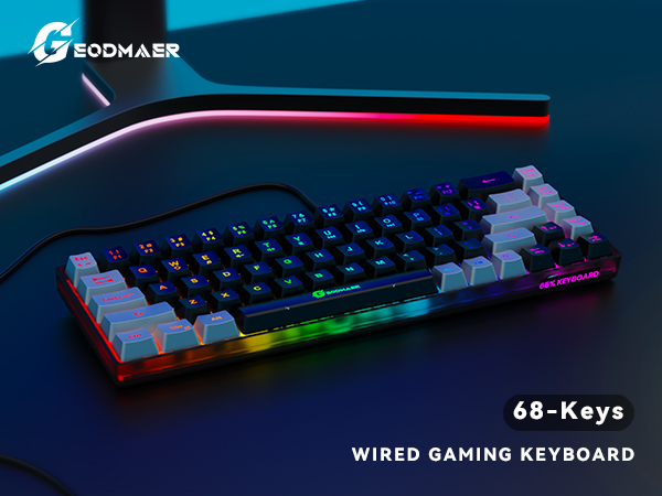 wired gaming keyboard