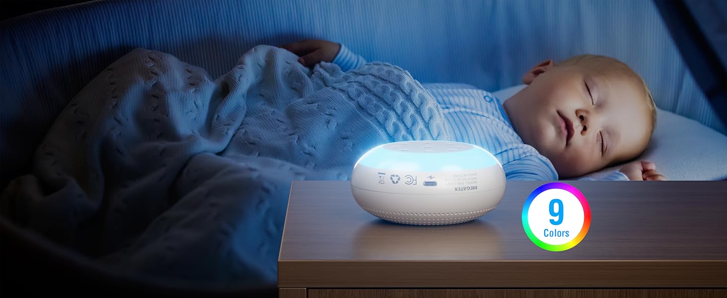 Sleep Sound Machine with Ambient Light