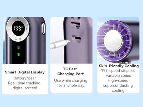 portable handheld fan