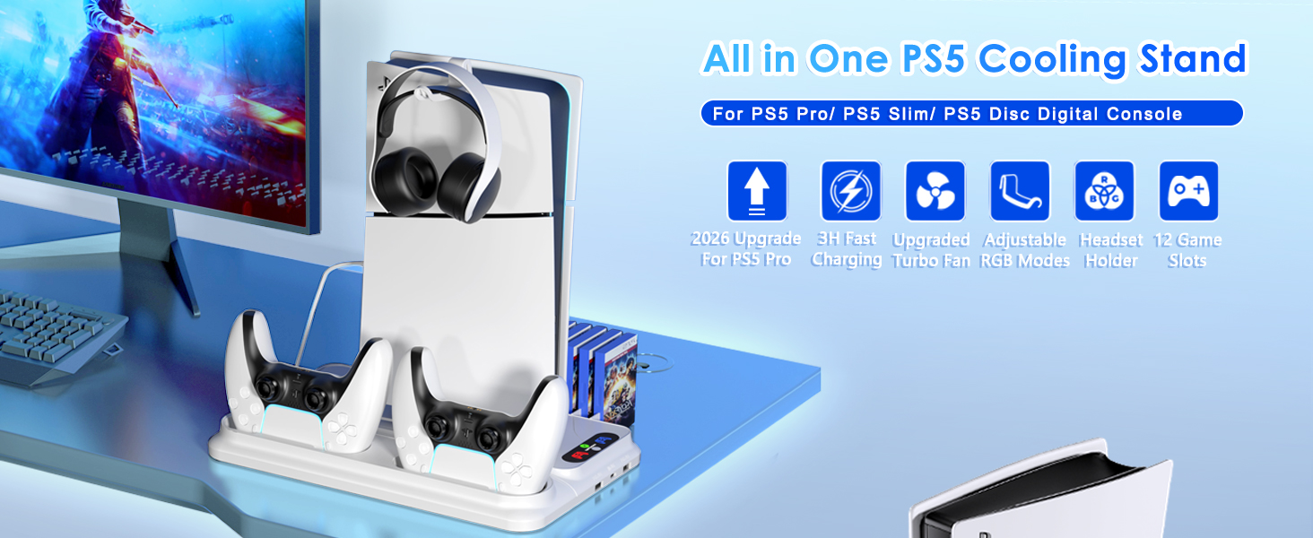 ps5 cooling stand