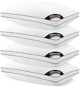 OTOSTAR Pillows King Size Set of 4 Bed Pillows for Sleeping Cooling Pillows 4 Pack with 3D Microf...