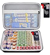 Battery Organizer Storage Case with Tester, Battery Box Holder Garage Container Bag Fits for AA A...