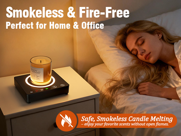 Cordless candle warmer
