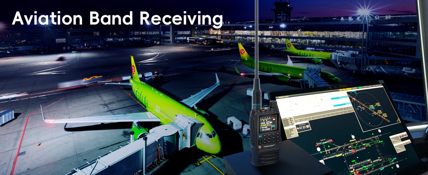 Tidradio TD-H3 supports airband and FM reception