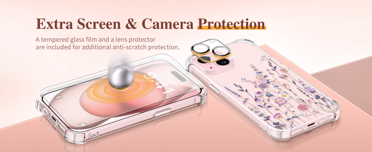 GVIEWIN Case Compatible with iPhone 15