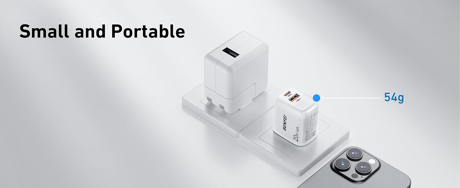 small size and portable with 54g