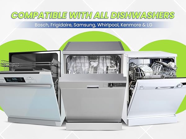 compatibility with all dishwashers.