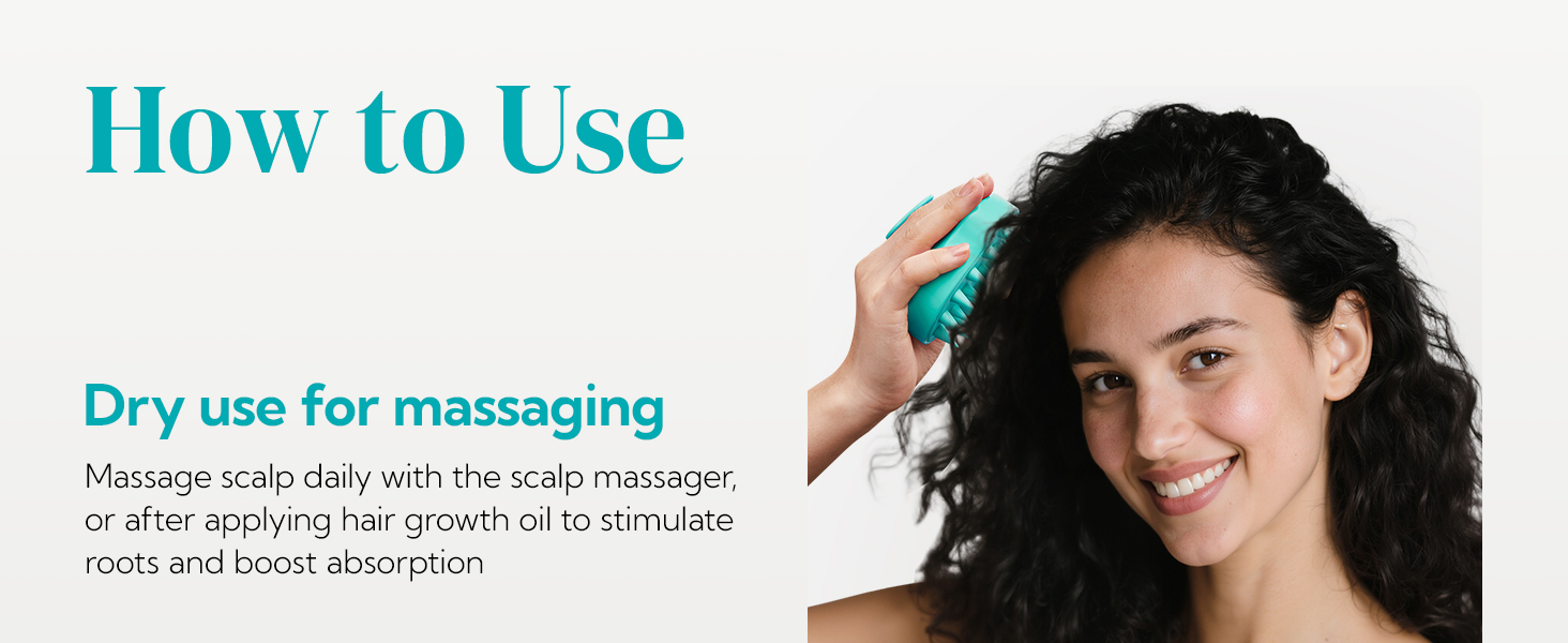 Scalp Massager Scalp Scrubber Shampoo Brush