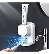 Automatic Toothpaste Dispenser,Wall Mounted Electric Toothpaste Dispenser for Kids and Adults,Too...