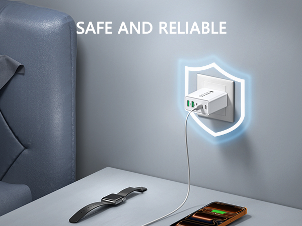 USB C Fast Charger Block