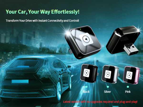 Wireless CarPlay &amp; Android Auto Adapter