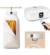 Preshwous Portable Dryer for Apartment, RV, Travel Portable Dryers for Laundry with Remote Contro...