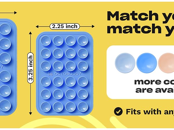 OCTOBUDDY - Differerent sizes to match your phone
