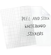 Clear Dry Erase Board Paper-Whiteboard for Fridge-Clear Contact Paper Sheets for Wall-Adhesive Dr...