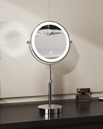 make up mirrors lighted magnifying stand up