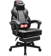Gaming Chair, Computer Chair with Footrest and Lumbar Support,Video Game Chair Height Adjustable,...