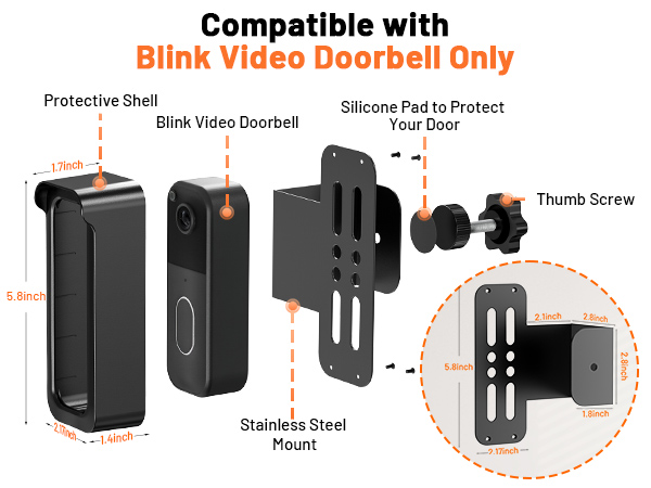 blink doorbell mount