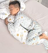 BYRIVER 35" Contour Cooling Cute Body Pillow for Kids Girls Boys, Child Hug Pillow for Sleeping, ...