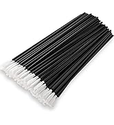 AAwipes Lint Free Swabs Microfiber Cleaning Swabs with Long Handle (100pcs, 6.3“, 6.8mm Head Blac...