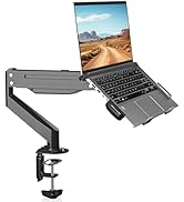 Suptek Laptop Desk Mount,Fully Adjustable Monitor and Laptop Mount Stand for 13-18 Inch Notebook ...
