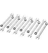 Jetech 1/2" Combination Wrench (12 Pack), SAE 12-Point Chrome Vanadium Steel Spanner, Industrial ...