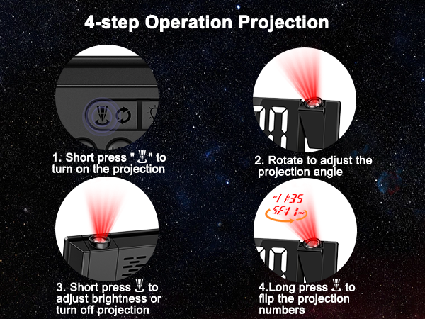 Projection Alarm Clock