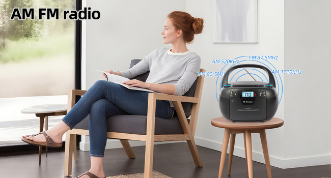 Boombox CD Player Portable
