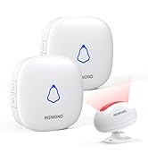 Wireless Motion Sensor Door Chime: Business Entry Doorbell Indoor Motion Detector Alarm Buzzer St...